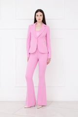 Tailleur completo monopetto rosa