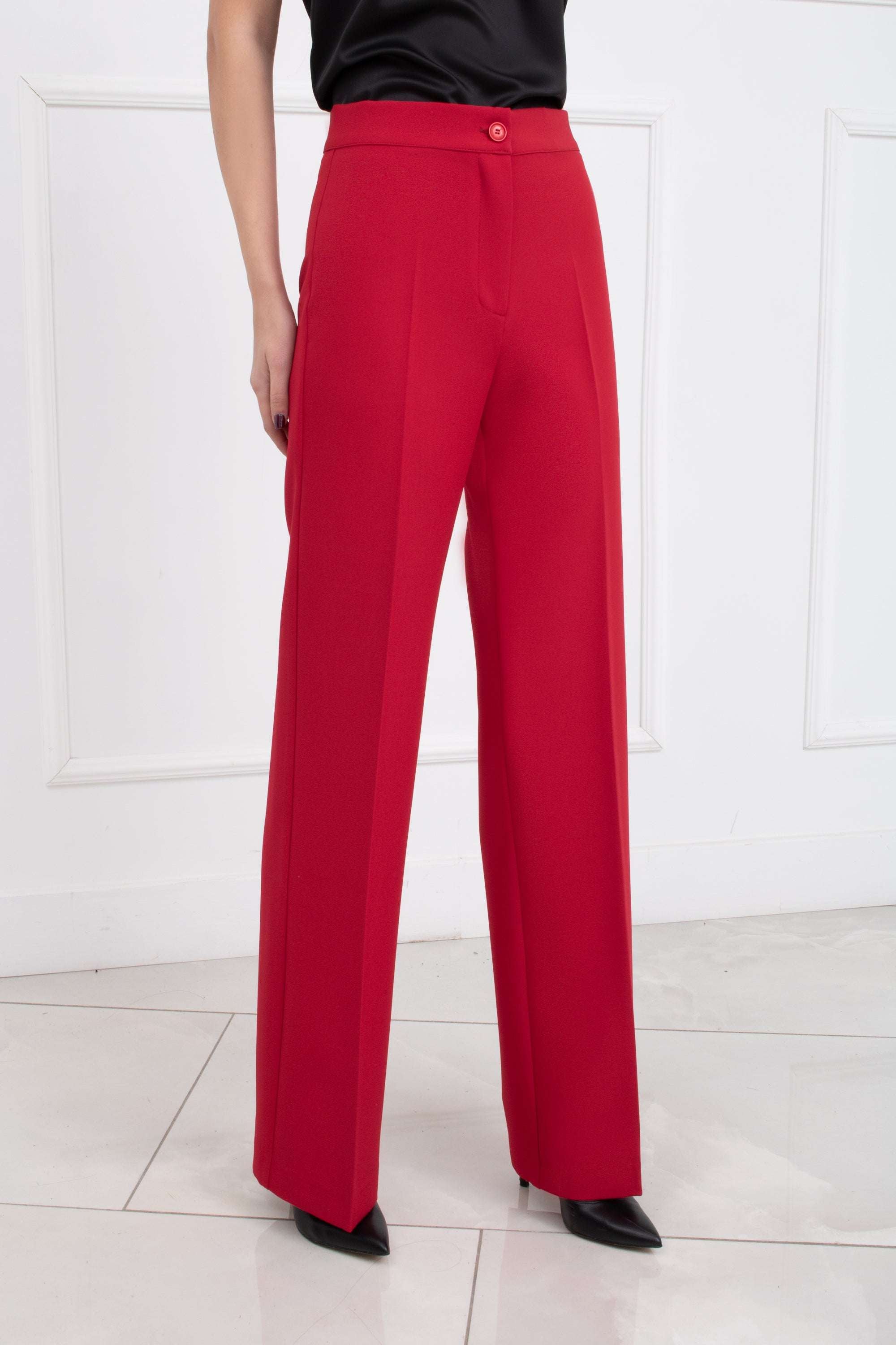 Tailleur completo monopetto rosso