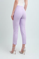 Tailleur Completo pantalone sigaretta lilla