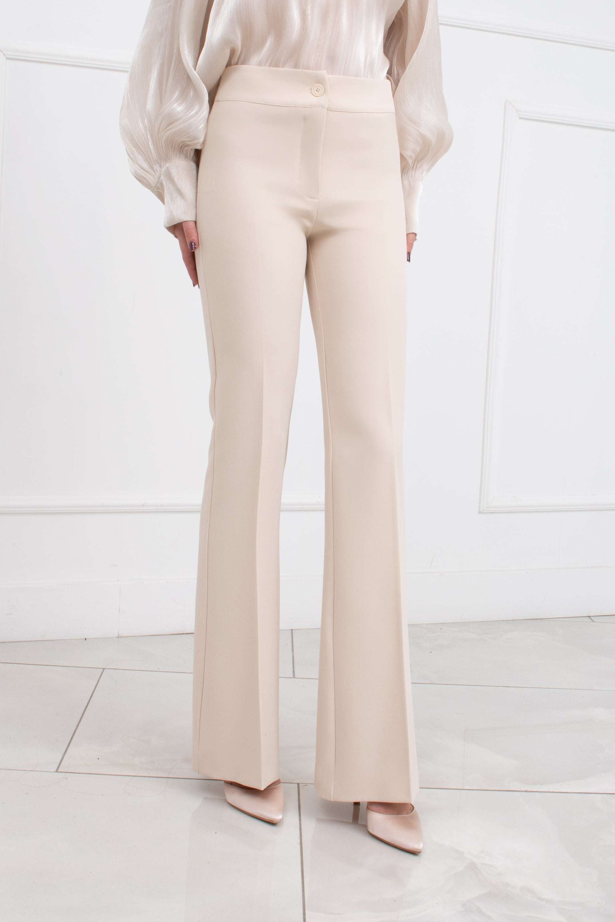 Tailleur completo doppio petto crema