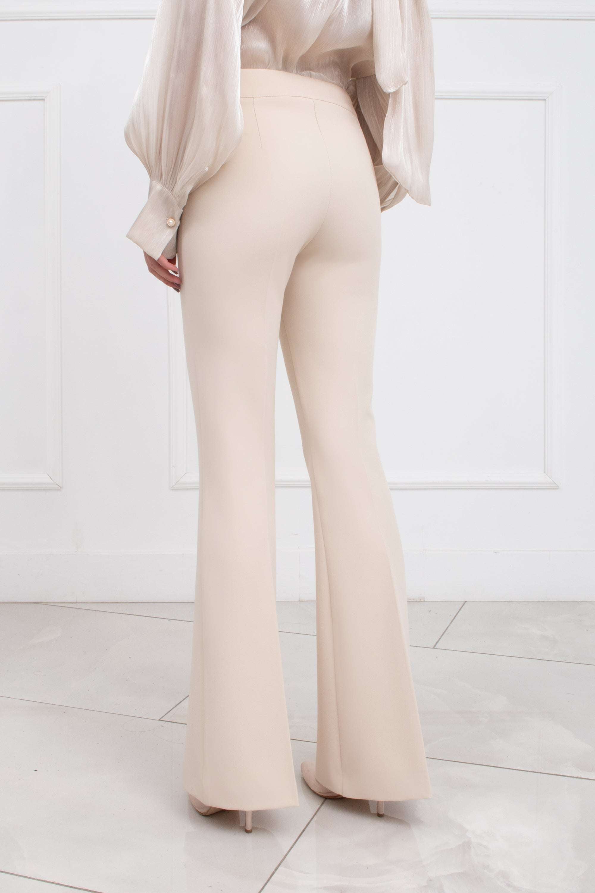 Tailleur completo doppio petto crema