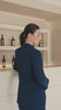 Tailleur Donna Blu Notte – Giacca Sagomata e Pantalone Palazzo